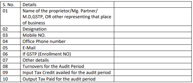 image-12 Guidance Notes on - GST Audit under Sec.65 read with Rule 101 and Sec.66 Read with 102 of Goods and Services Tax  Act, 2017 Part-1