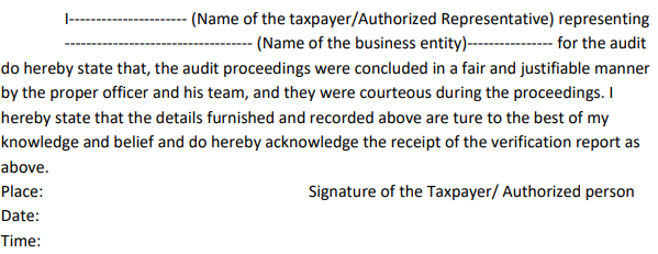 image-23 Guidance Notes on - GST Audit under Sec.65 read with Rule 101 and Sec.66 Read with 102 of Goods and Services Tax  Act, 2017 Part-1