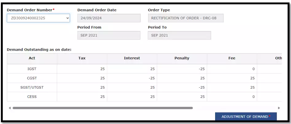 image-1 GST tax demand not settled despite payment? New online form notified to help taxpayers adjust tax demand amount; here's how to do it