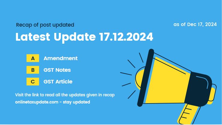 gst update