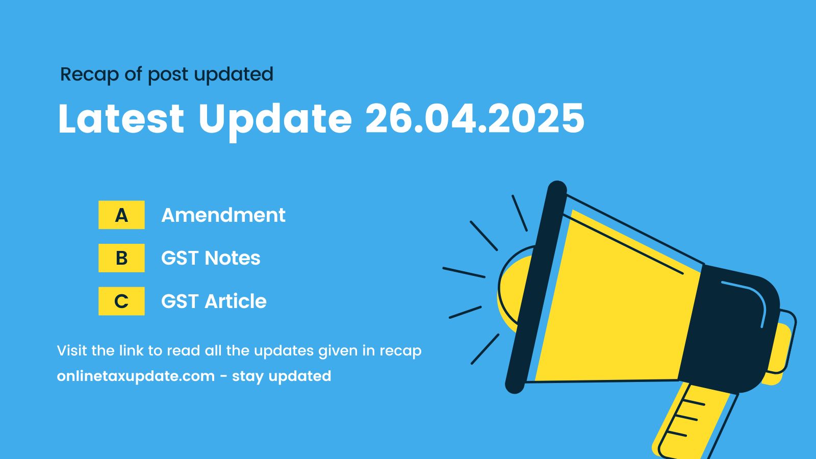 gst update