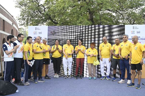image-6 CBIC celebrates ‘Sundays on Cycle’ – A fitness and GST awareness initiative in run up to completion of 8 years of GST
