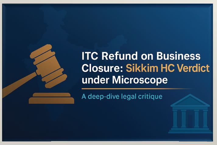 gst refund sikkim hc