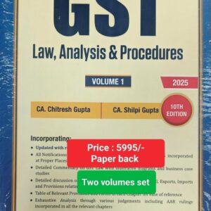 GST Law analysis and procedure