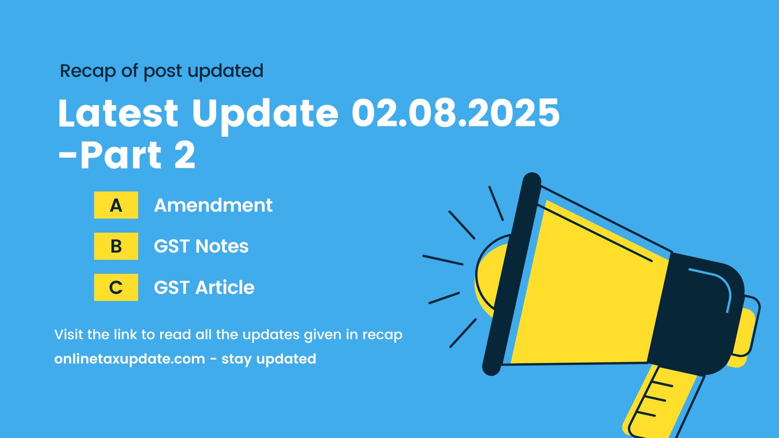 gst latest update onlinetaxupdate.com