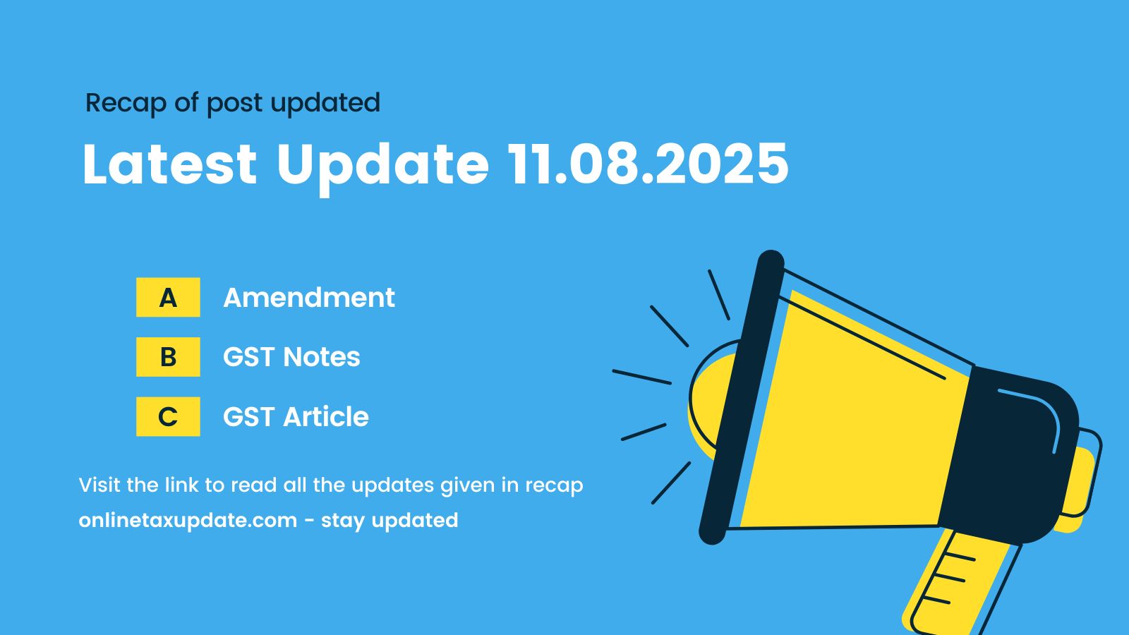 gst latest update otu
