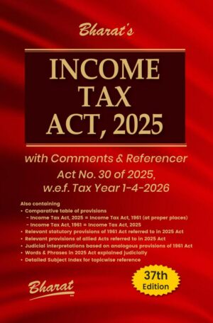 income tax 2025 by bharat law house