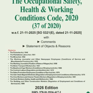 The Occupational Safety, Health & Working Conditions Code, 2020 (37 of 2020)