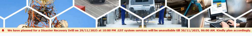 gstn downtime disaster recovery