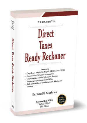 Direct Taxes Ready Reckoner - Taxmann