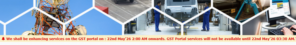 GSTN downtime 22.05.2026