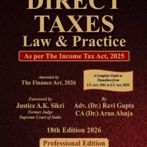direct taxes law and practices bharat law house