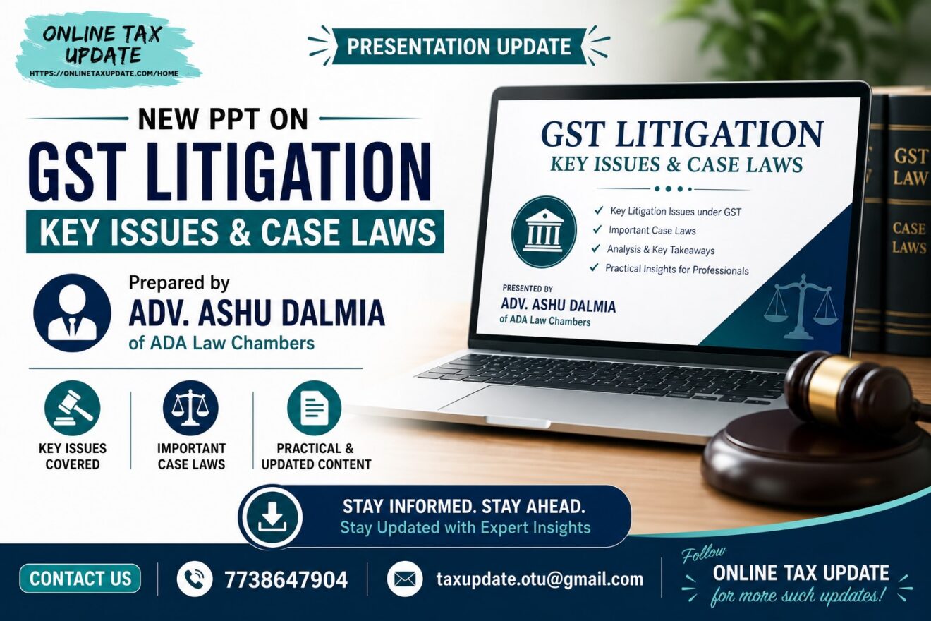 PPT gst litigation ashu dalmia