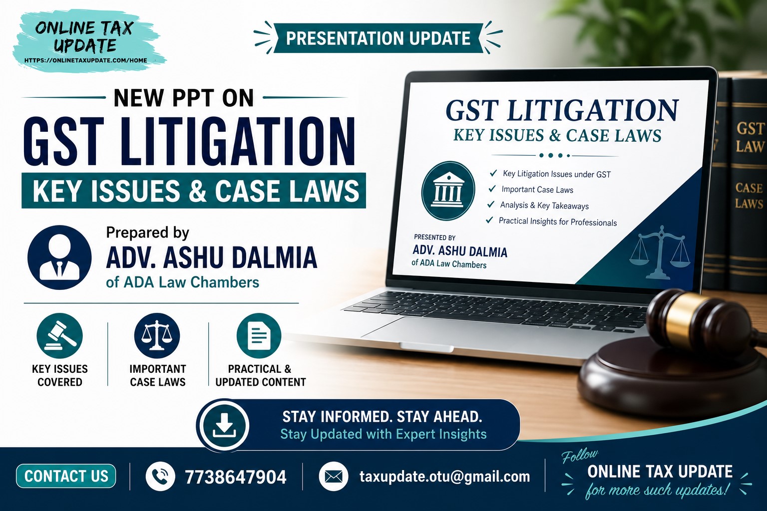 PPT: GST Litigation – Key issues & Case Laws