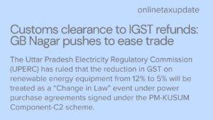 clearance of igst refund