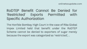 The Hon’ble Bombay High Court in the case