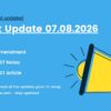latest update